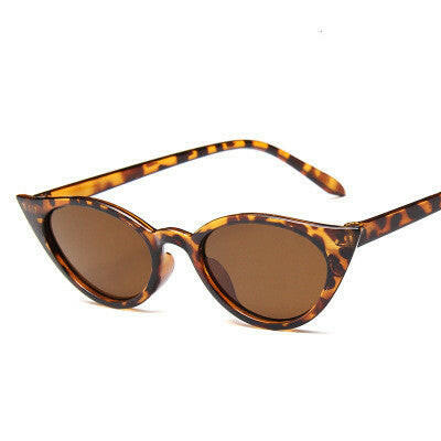 Sunglasses, cat eyes, lady Leopard frame tea