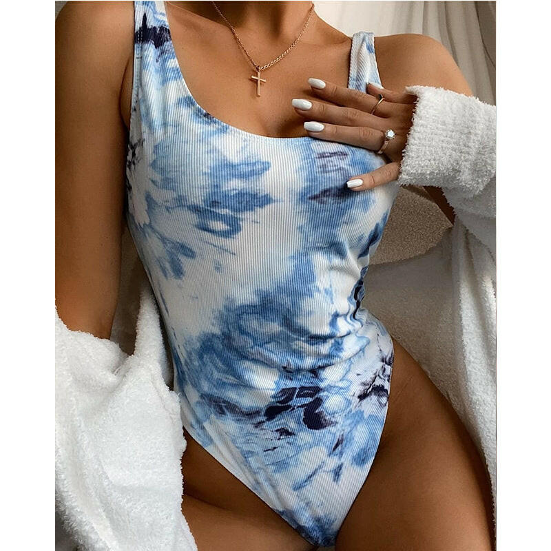 Women's One-piece Tie-dyed