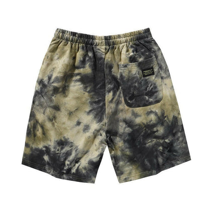 Men's Tie Dye Gradient Shorts