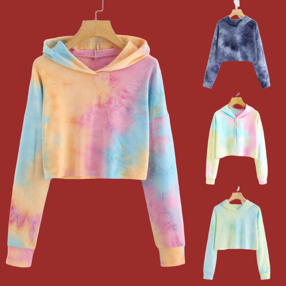 Women's tie dyed sweater