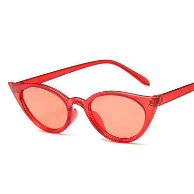 Sunglasses, cat eyes, lady Red