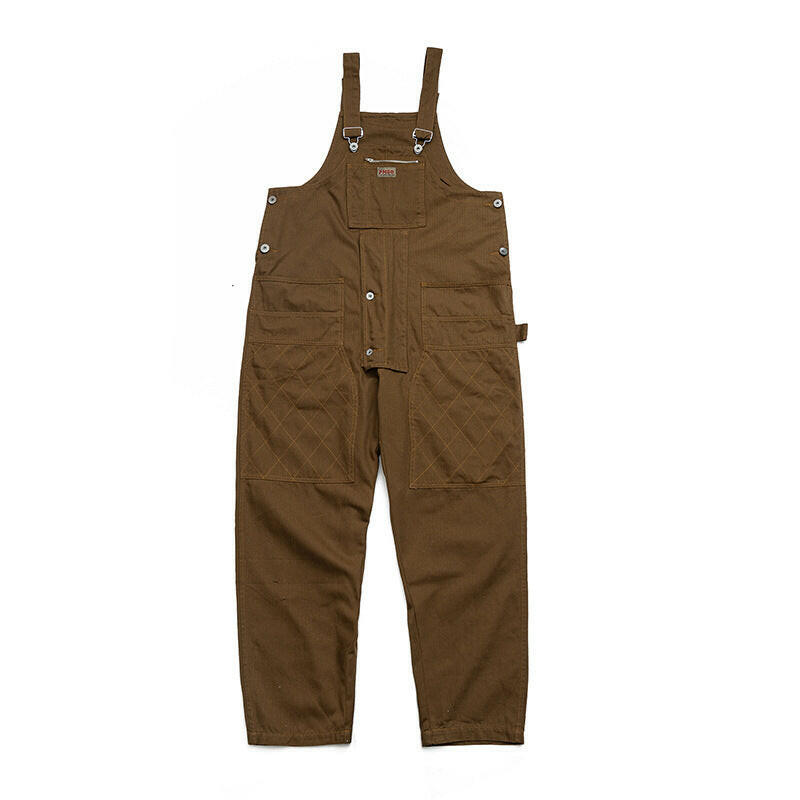 One-piece overalls Brown