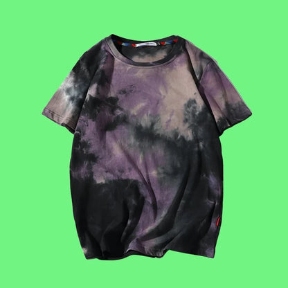 Double Rainbow Tye Dye Tee 1Purple