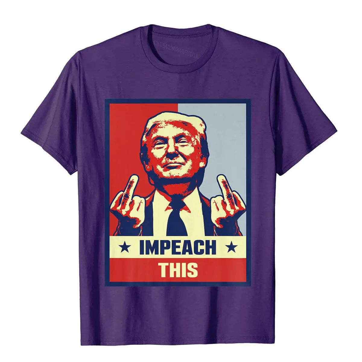 Pro President Donald Trump Supporter Gifts Impeach This Premium T-Shirt Special Boy Top T-Shirts Tops T Shirt Cotton Vintage Purple