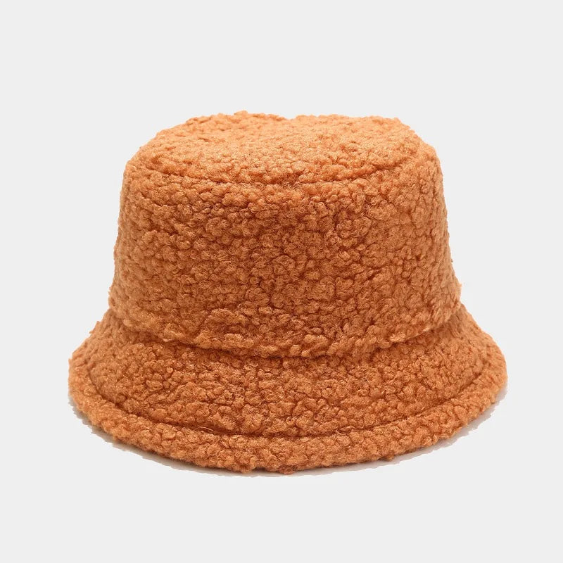 The Idler Wheel Teddy Velvet Hat orange