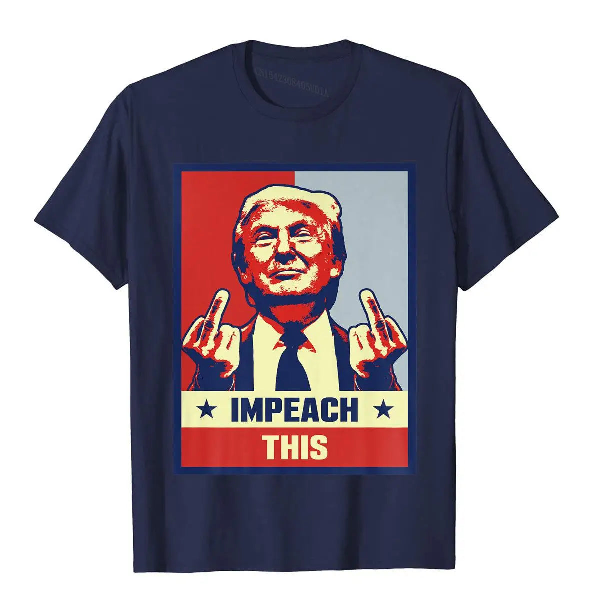 Pro President Donald Trump Supporter Gifts Impeach This Premium T-Shirt Special Boy Top T-Shirts Tops T Shirt Cotton Vintage Navy