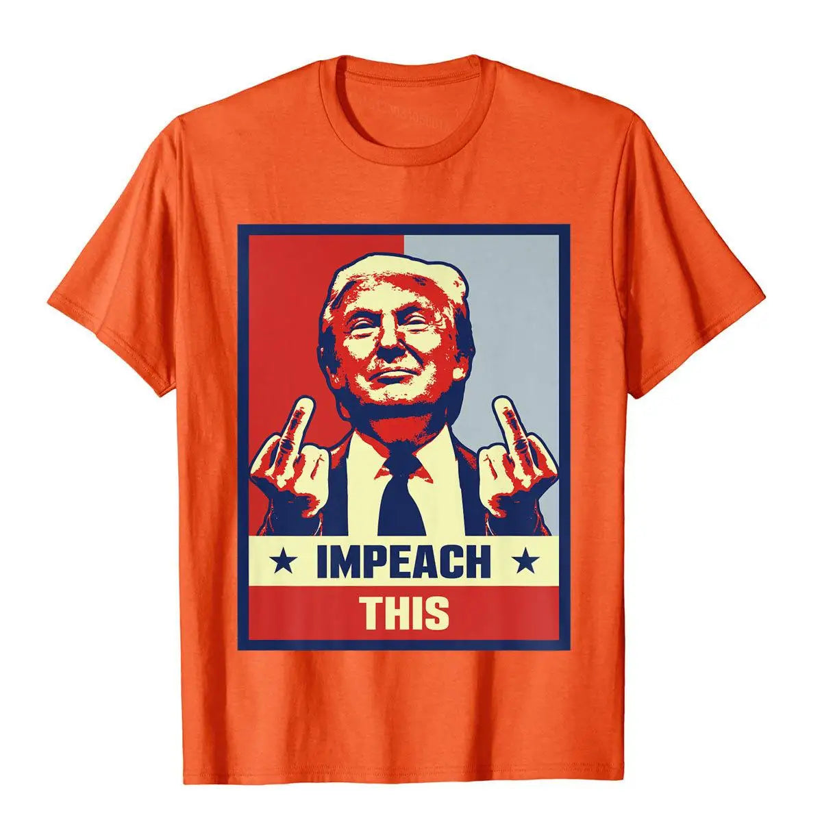 Pro President Donald Trump Supporter Gifts Impeach This Premium T-Shirt Special Boy Top T-Shirts Tops T Shirt Cotton Vintage Orange