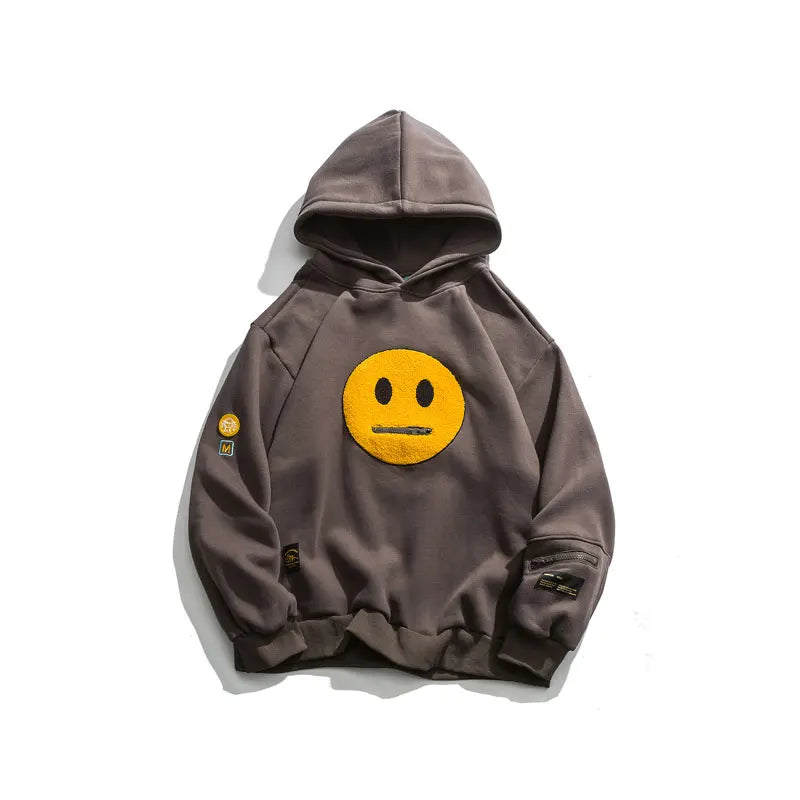 Zipper Straight Faced Dark Gray