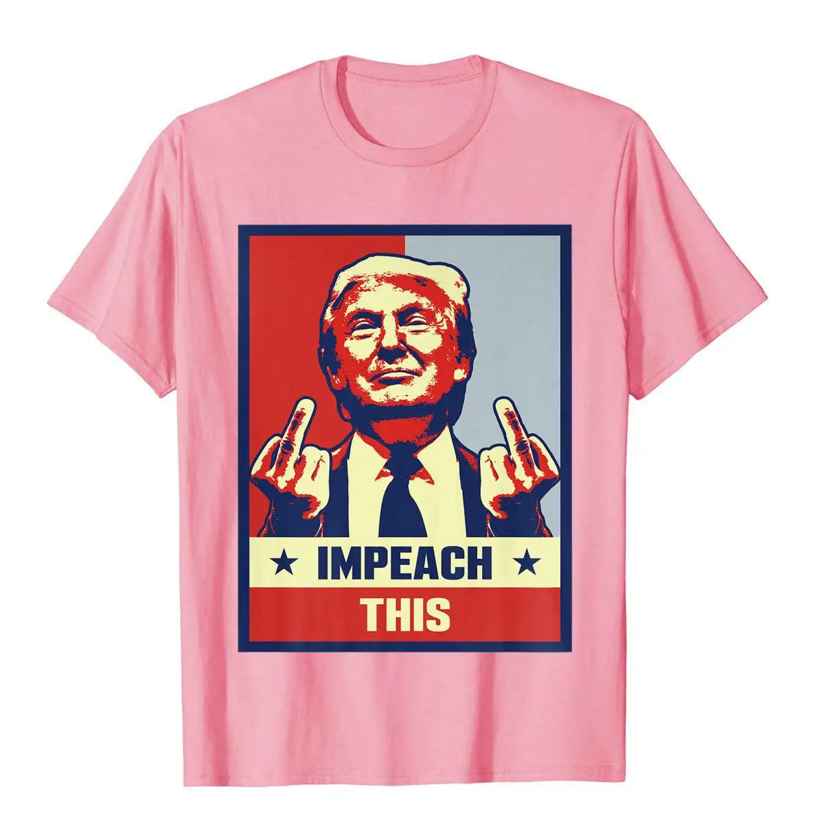 Pro President Donald Trump Supporter Gifts Impeach This Premium T-Shirt Special Boy Top T-Shirts Tops T Shirt Cotton Vintage Pink