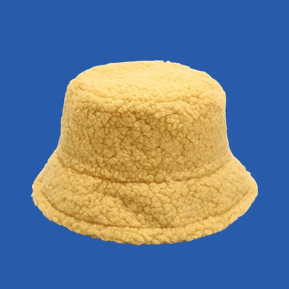 The Idler Wheel Teddy Velvet Hat yellow