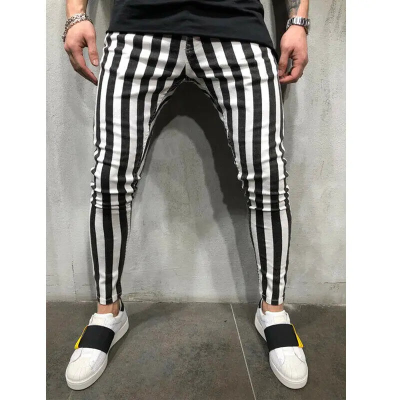 Silent Alarm Checkered Pants striped