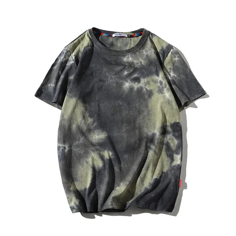 Double Rainbow Tye Dye Tee 3GreyGreen