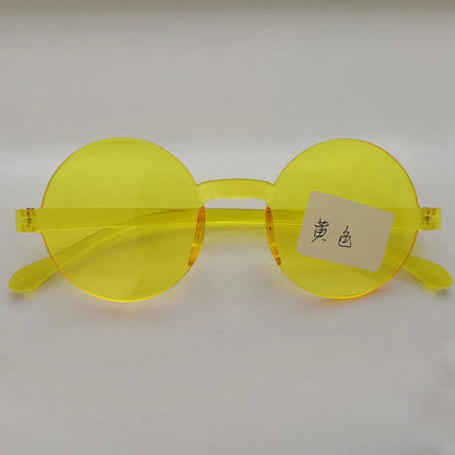 Love Hearts Sunglasses yellow as picture