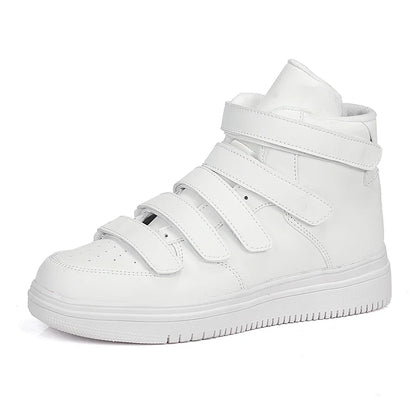 House Of Cards Velcro High Top Shoes white A9969