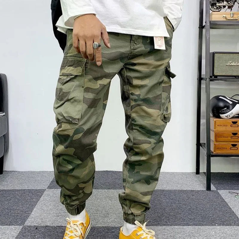 Fashion Vintage Street Wild Cargo Pants Man