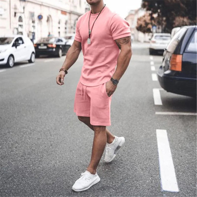 Separator Short | Shirt Outfit Set Pink