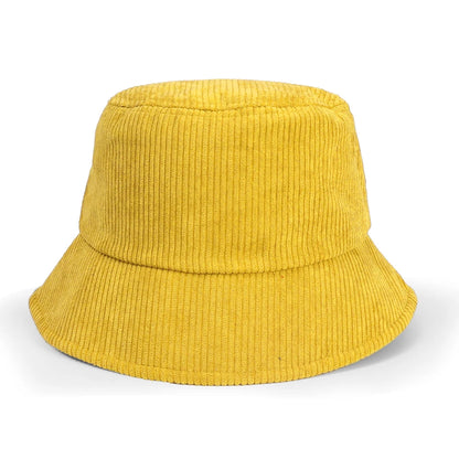 Street Spirit Corduroy Bucket Hat yellow 55-58cm (elastic)