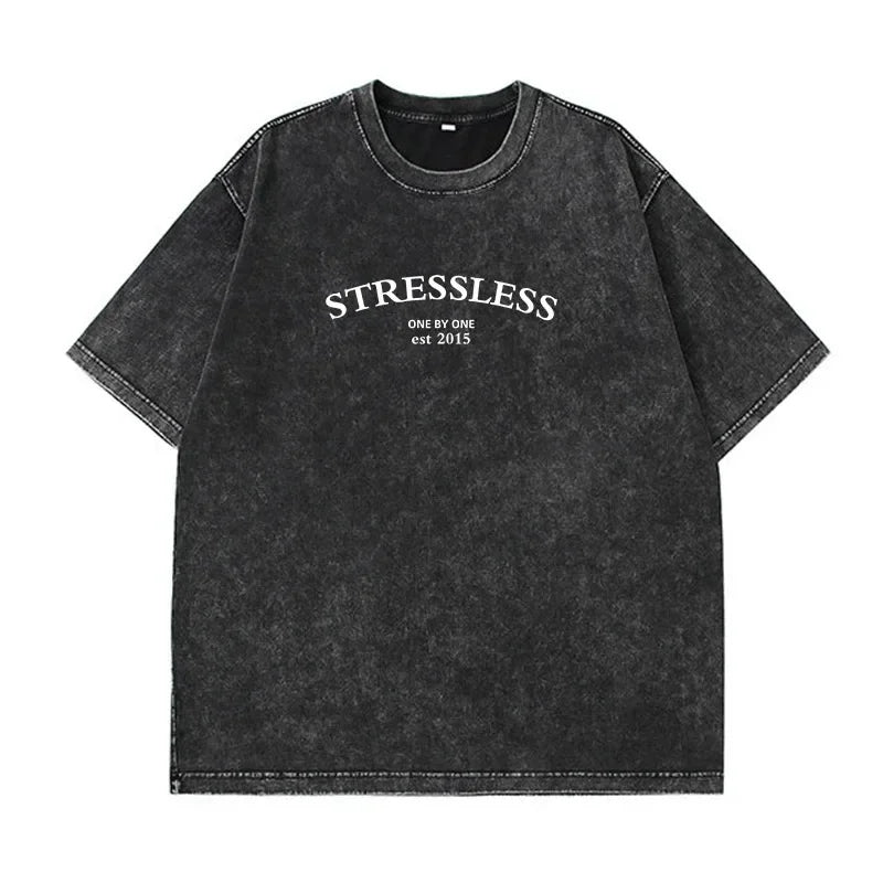 Acid Washed T Shirt Women Vintage Cotton T-shirts Streetwear Soft Mineral Tees Girl Loose Luxury Brand Tops Y2k Green