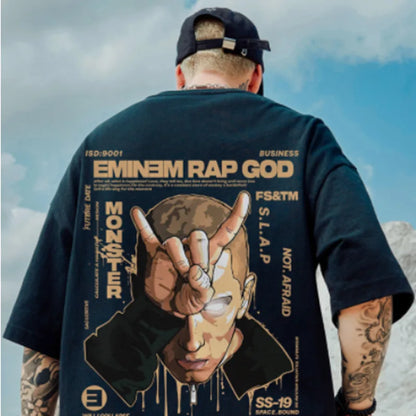 Eminem Rap God Mens Tshirt Black2