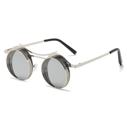 Steamers Round Shades C6Silver-Silver As the picture