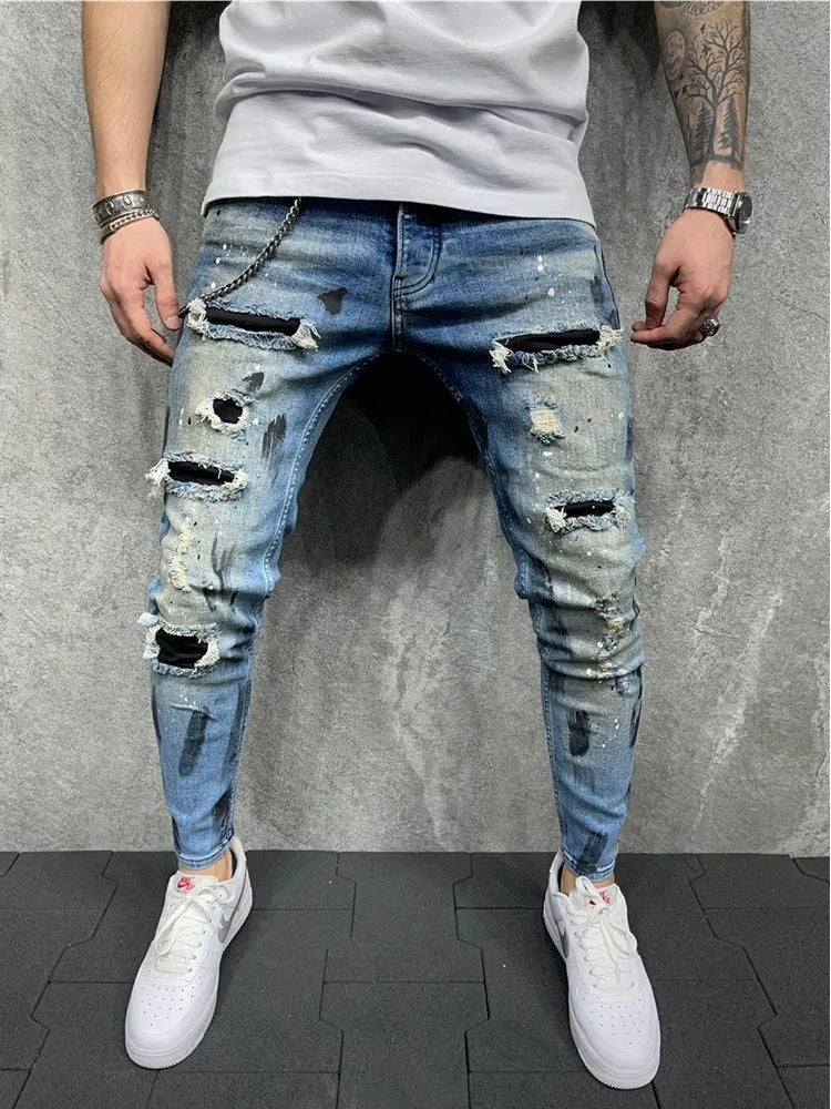 The Bends Slim FIt Distressed Pants