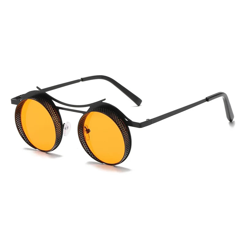 Steamers Round Shades C3Black-Orange As the picture