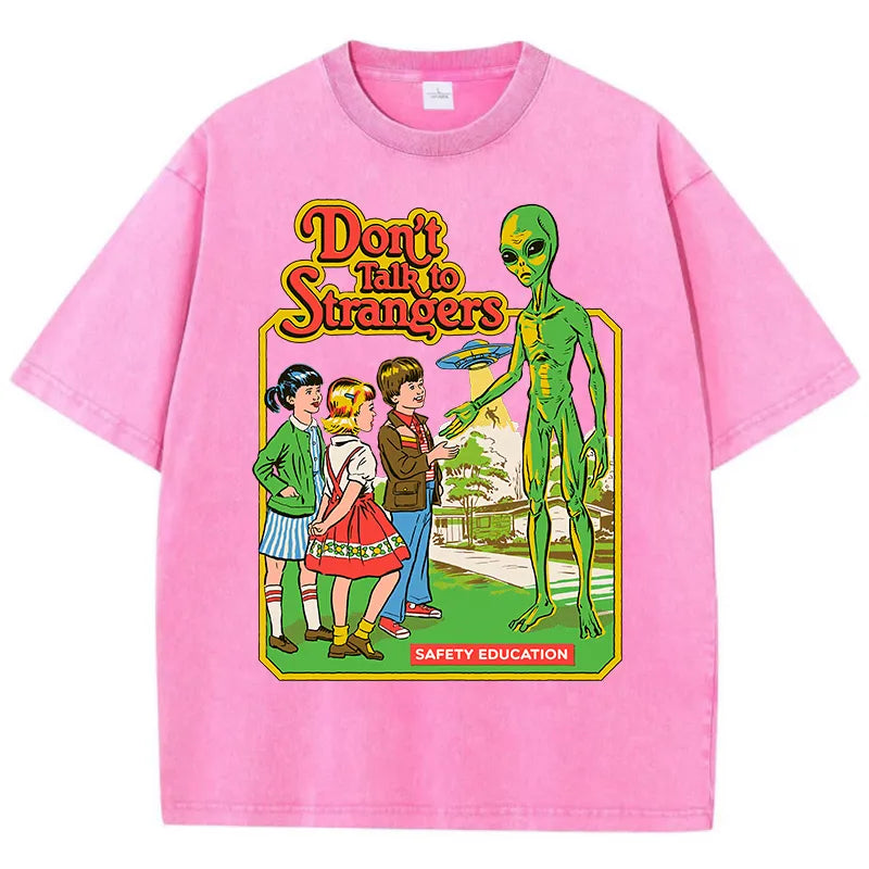 Cartoon Alien Classic Communication Print