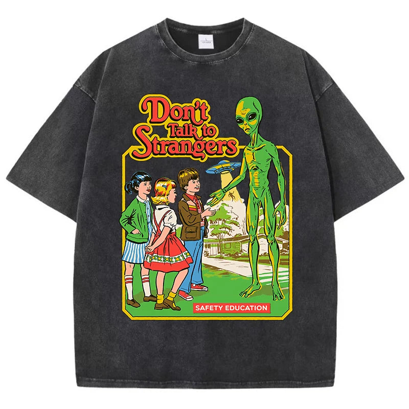 Cartoon Alien Classic Communication Print