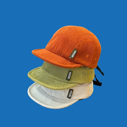 Corduroy Short Brim Hat