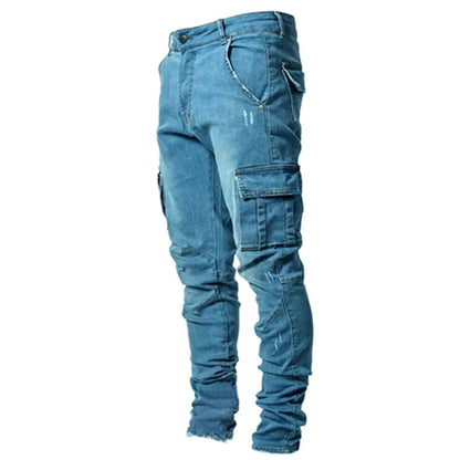 Videotape Denim Cargo Pants Image Color 8