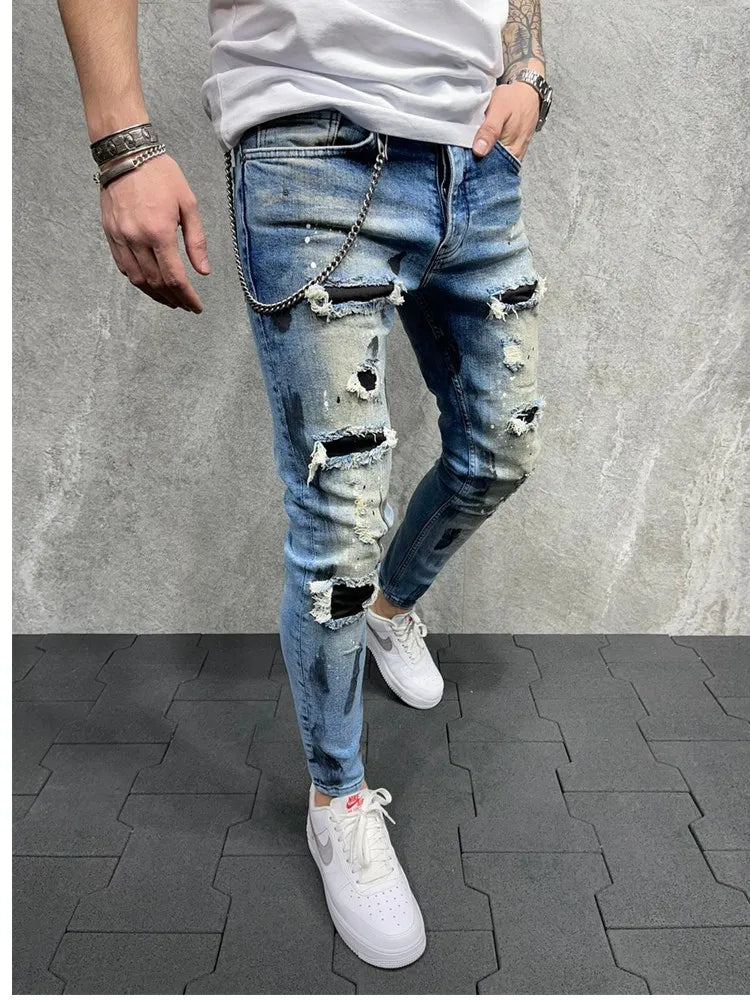 The Bends Slim FIt Distressed Pants