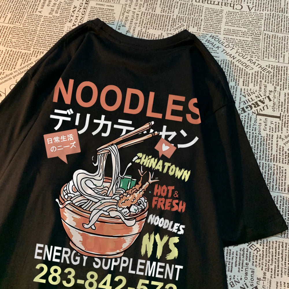 Anime Noodies Tee Black-Back