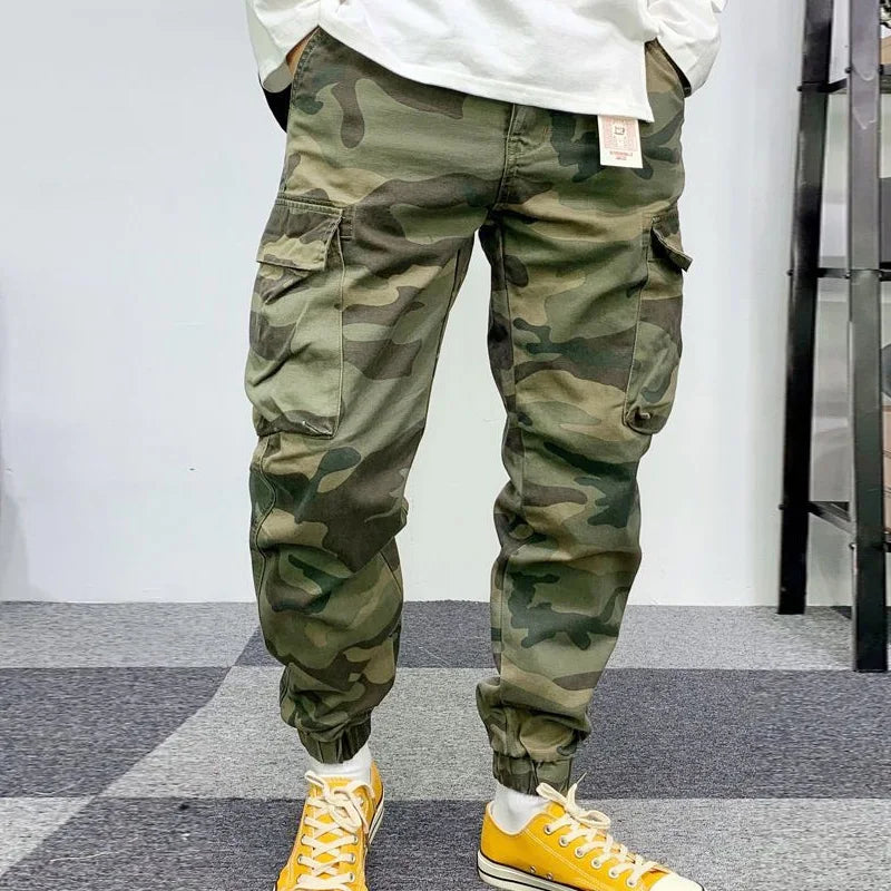 Fashion Vintage Street Wild Cargo Pants Man