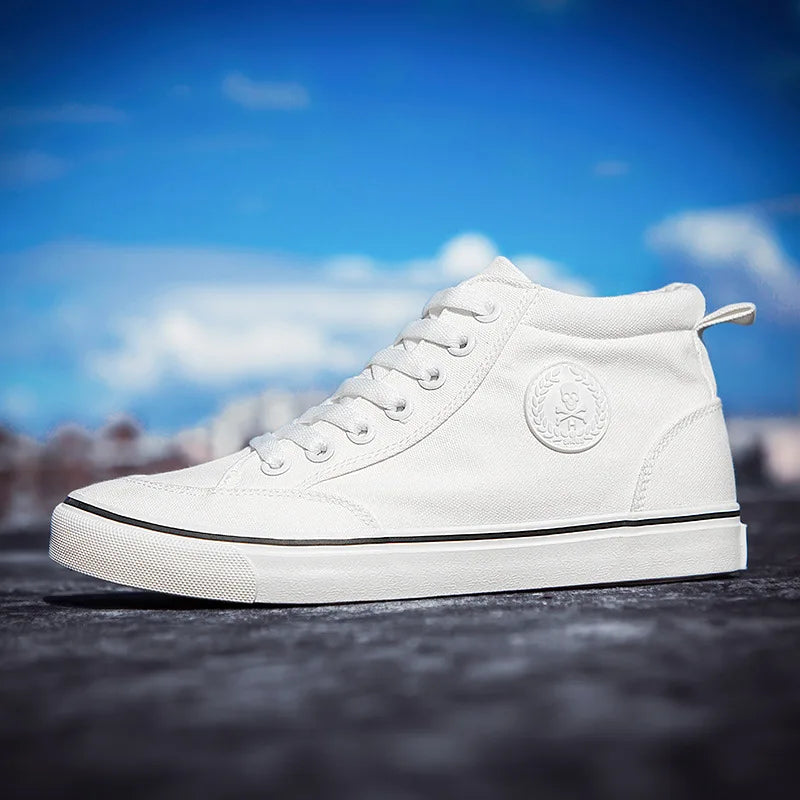 High Top High Quality Sneakers white