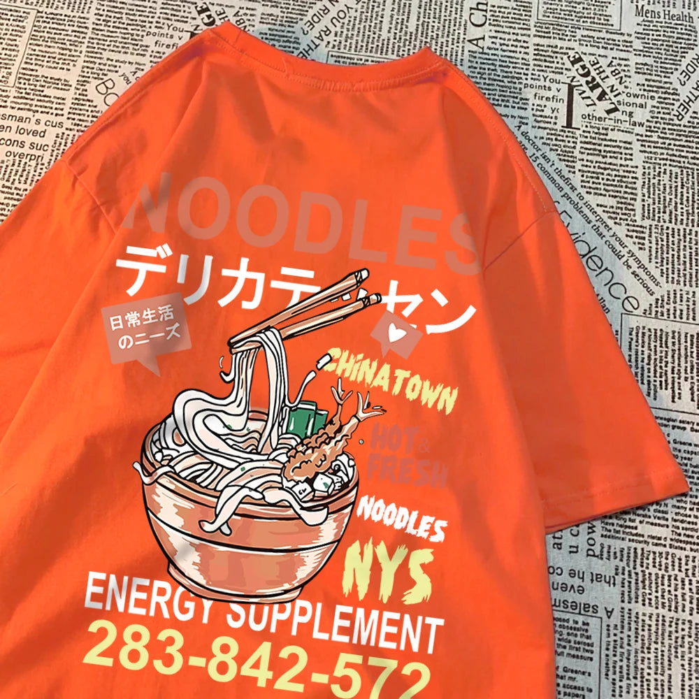 Anime Noodies Tee Orange-Back