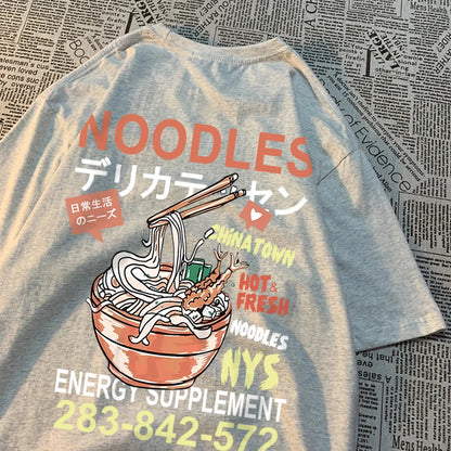 Anime Noodies Tee Gray-Back