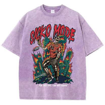 Sicko Mode vintage wash T-shirt