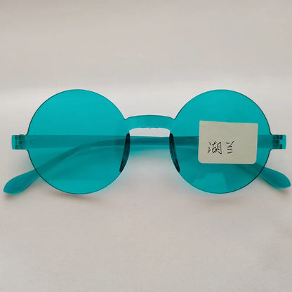 Love Hearts Sunglasses Lake Blue as picture