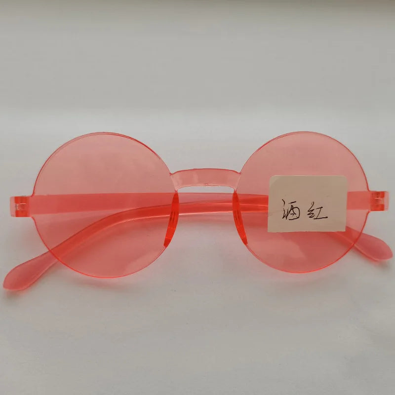 Love Hearts Sunglasses Wine red as picture