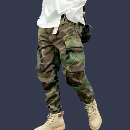 Fashion Vintage Street Wild Cargo Pants Man