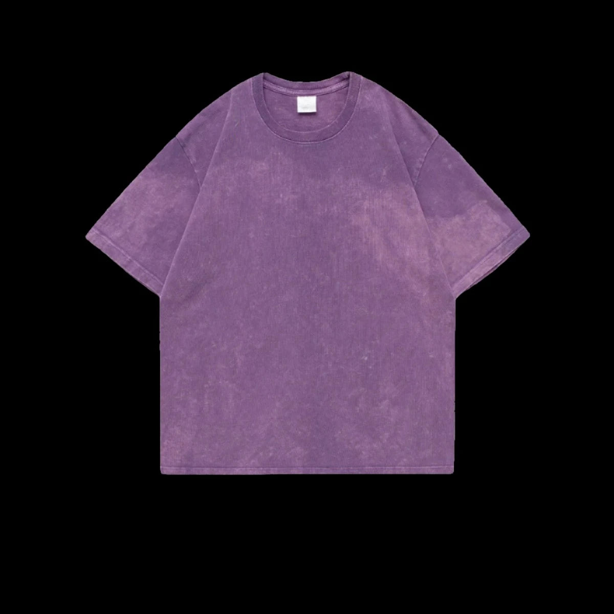 Acid Washed Mens T-shirt DarkPurple