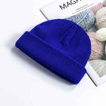 High Chances Color Beanie Royal Blue One Size