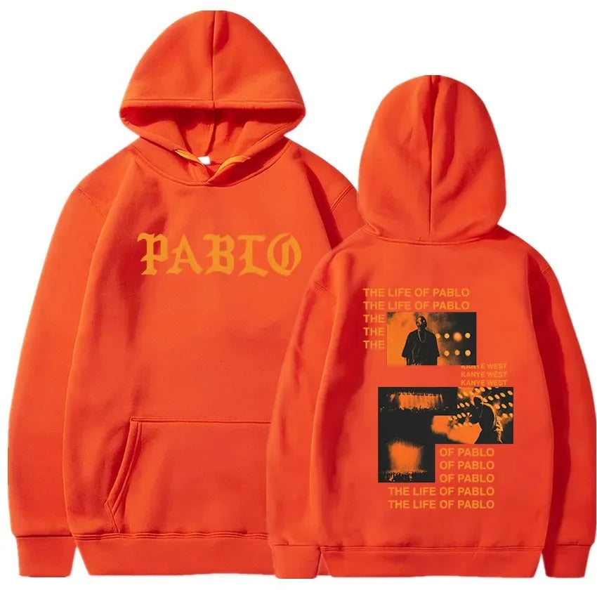 Life of Pablo Streetwear Hoodie Orange