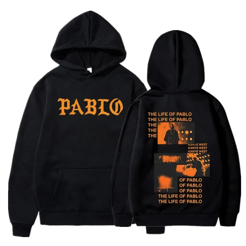 Life of Pablo Streetwear Hoodie Black