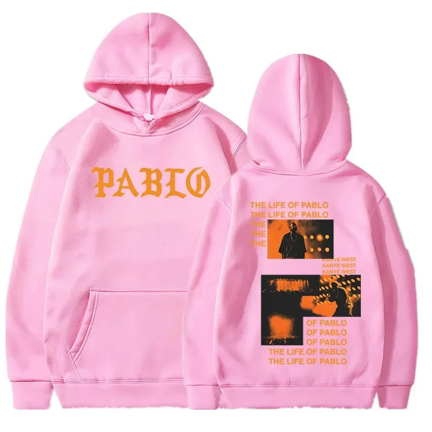 Life of Pablo Streetwear Hoodie Pink